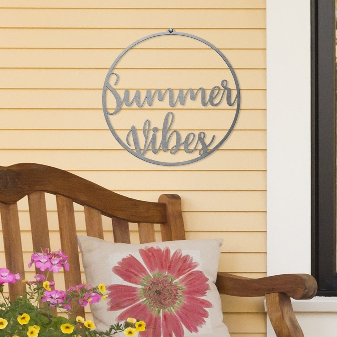 14" Summer Greetings Signs - 8 Styles Image 10