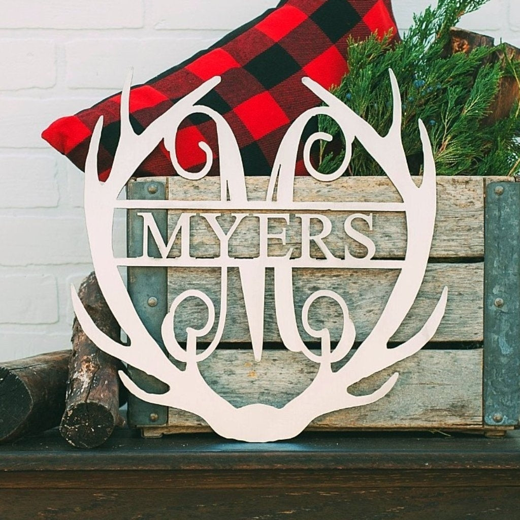 Antler Monograms with Name or Word Image 1