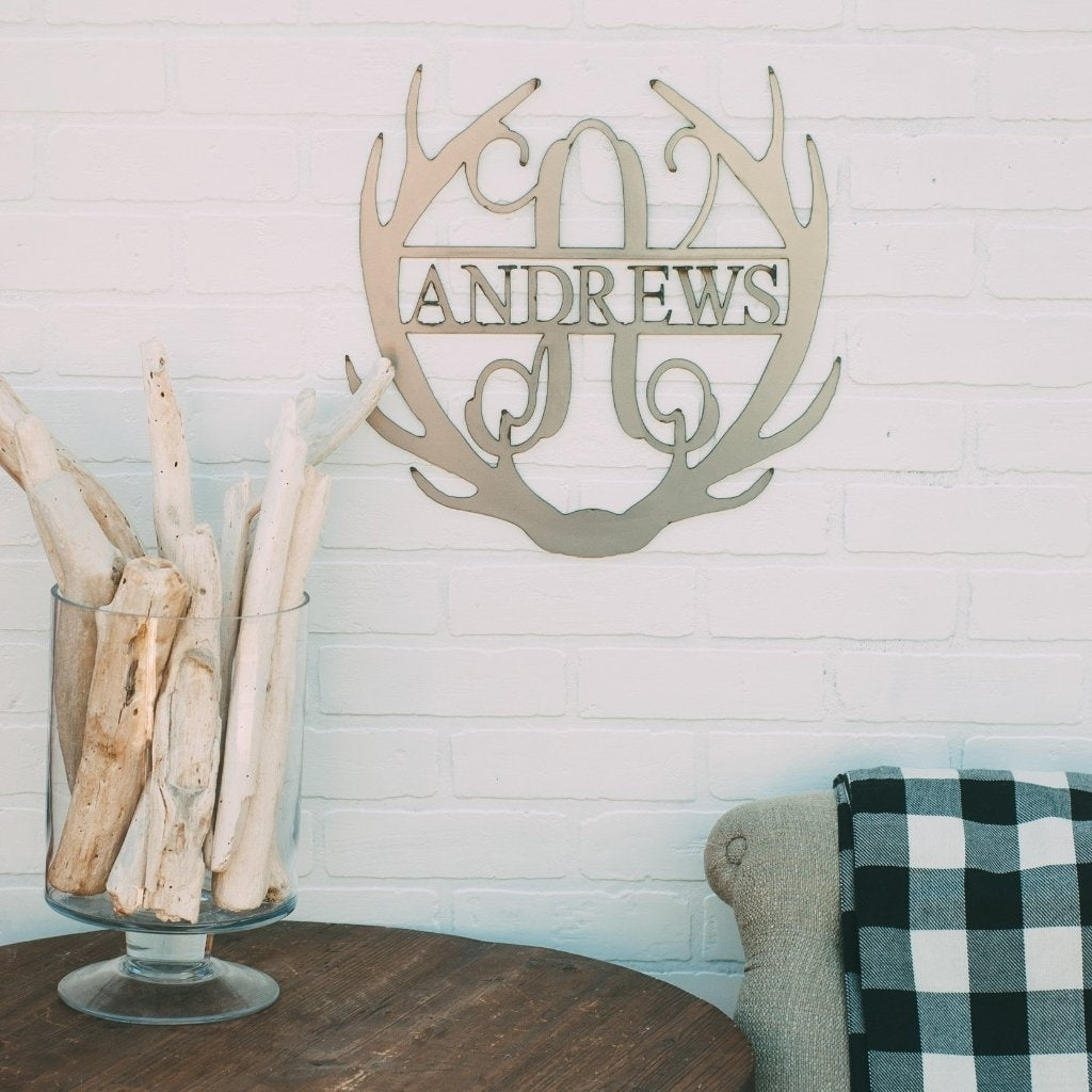 Antler Monograms with Name or Word Image 4