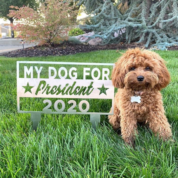 My Vote Counts Yard Stake Outdoor Political Fall Decorations Sign Image 1