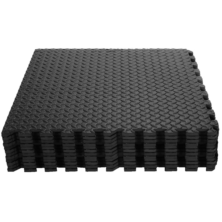 12Tiles 1/2 Puzzle Exercise Floor Mats w/EVA Foam Interlocking Tiles (25x25) Image 10