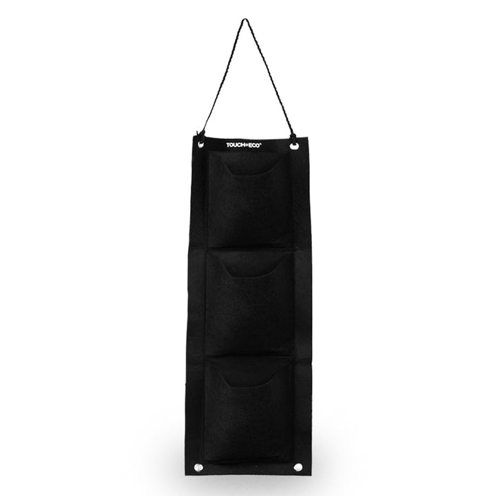 3 Pocket Vertical Hanging Eco-Friendly Fabric Garden Grow Planter Bag[ 1, 2 or 4 pack] Image 6
