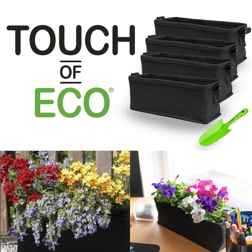 Indoor/Outdoor Eco-Friendly Fabric Window Planter Box [1, 2 or 4 Pack] Image 5