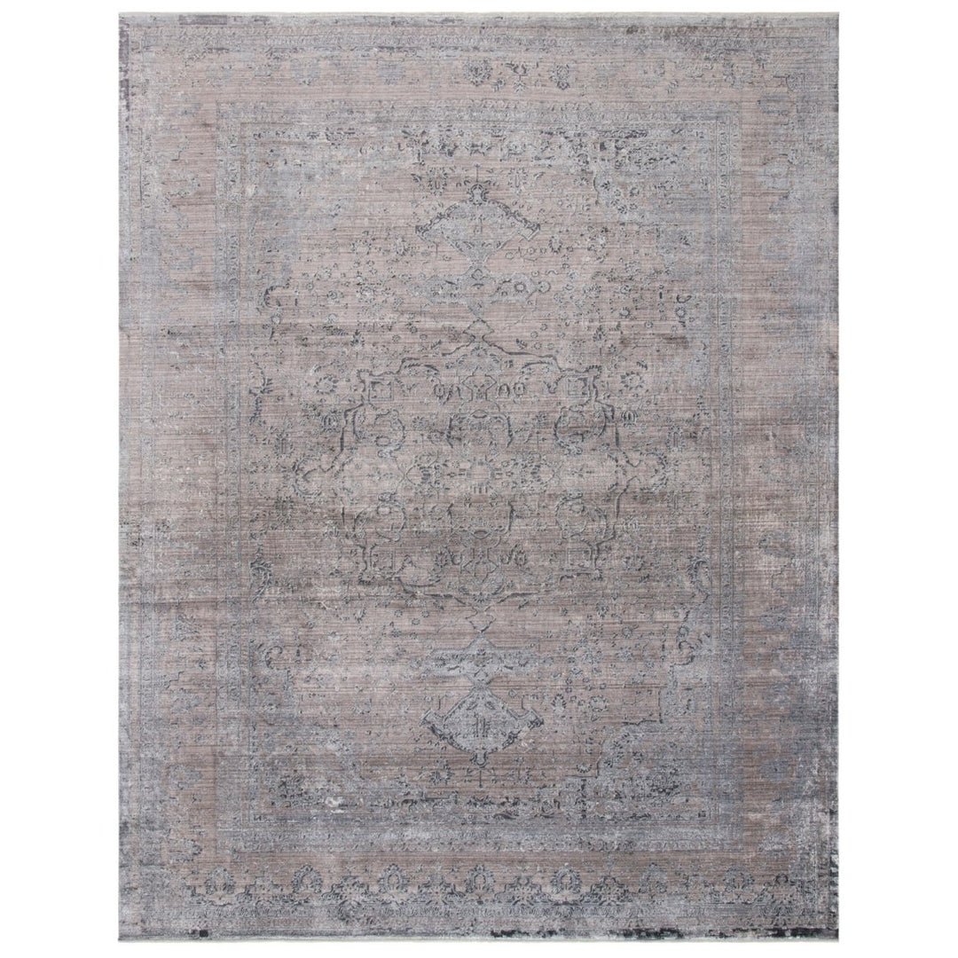 SAFAVIEH Eclipse Collection ECL134B Beige / Grey Rug Image 7