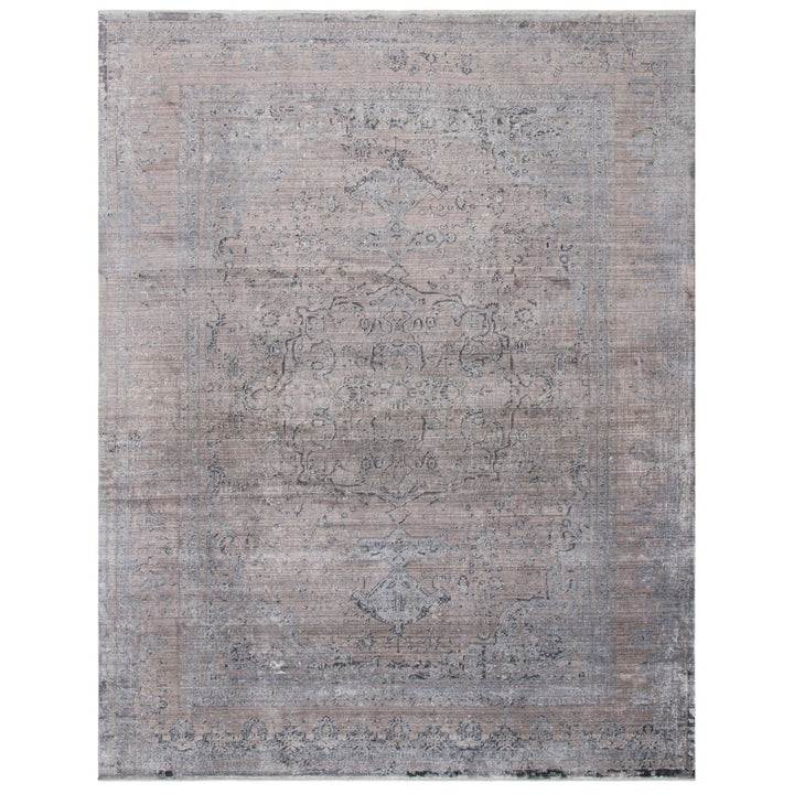 SAFAVIEH Eclipse Collection ECL134B Beige / Grey Rug Image 7