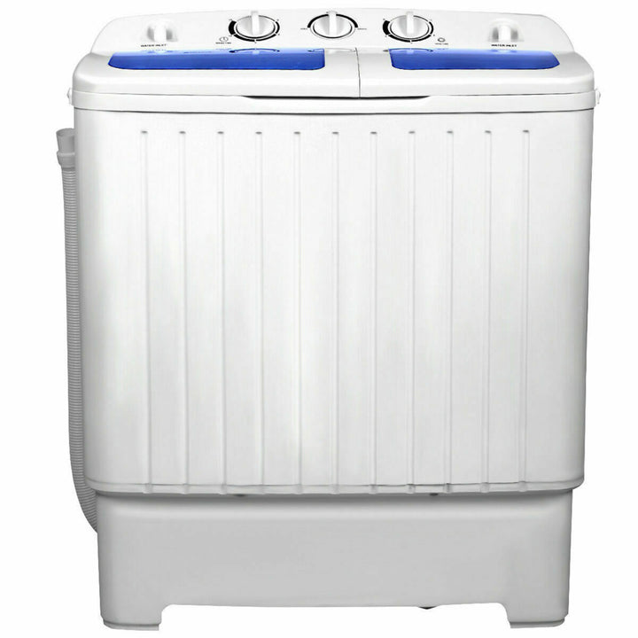 Compact Portable Washing Machine Twin Tub 20 lbs Washer Spinner Home Dorm Image 2