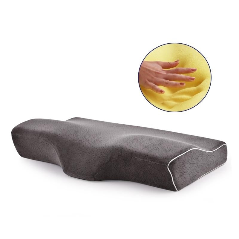 Memory-Foam Pillows for Bedroom Sleeping Butterfly Shaped Orthopedic Neck Protect Cervical Bed Pillow Image 1