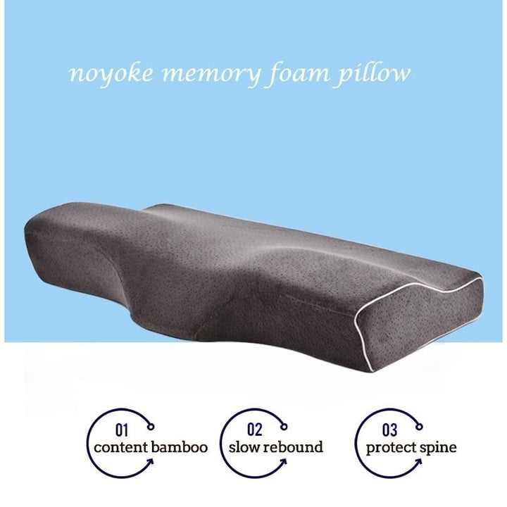 Memory-Foam Pillows for Bedroom Sleeping Butterfly Shaped Orthopedic Neck Protect Cervical Bed Pillow Image 6