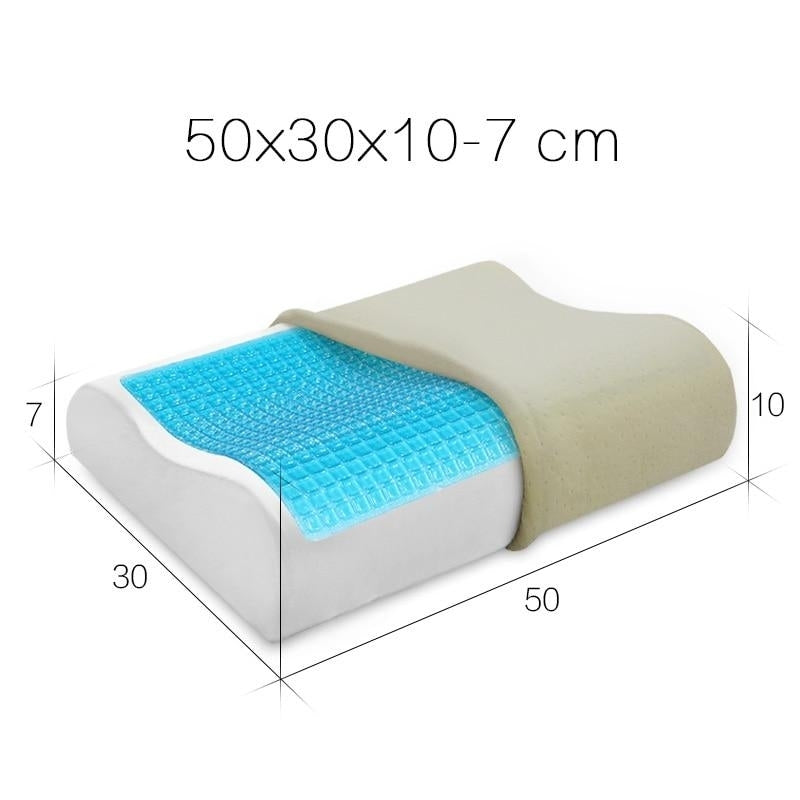 Memory Foam Pillow Cooling Gel Bed Cervical Protect Orthopedic Pillows for Sleeping Image 9