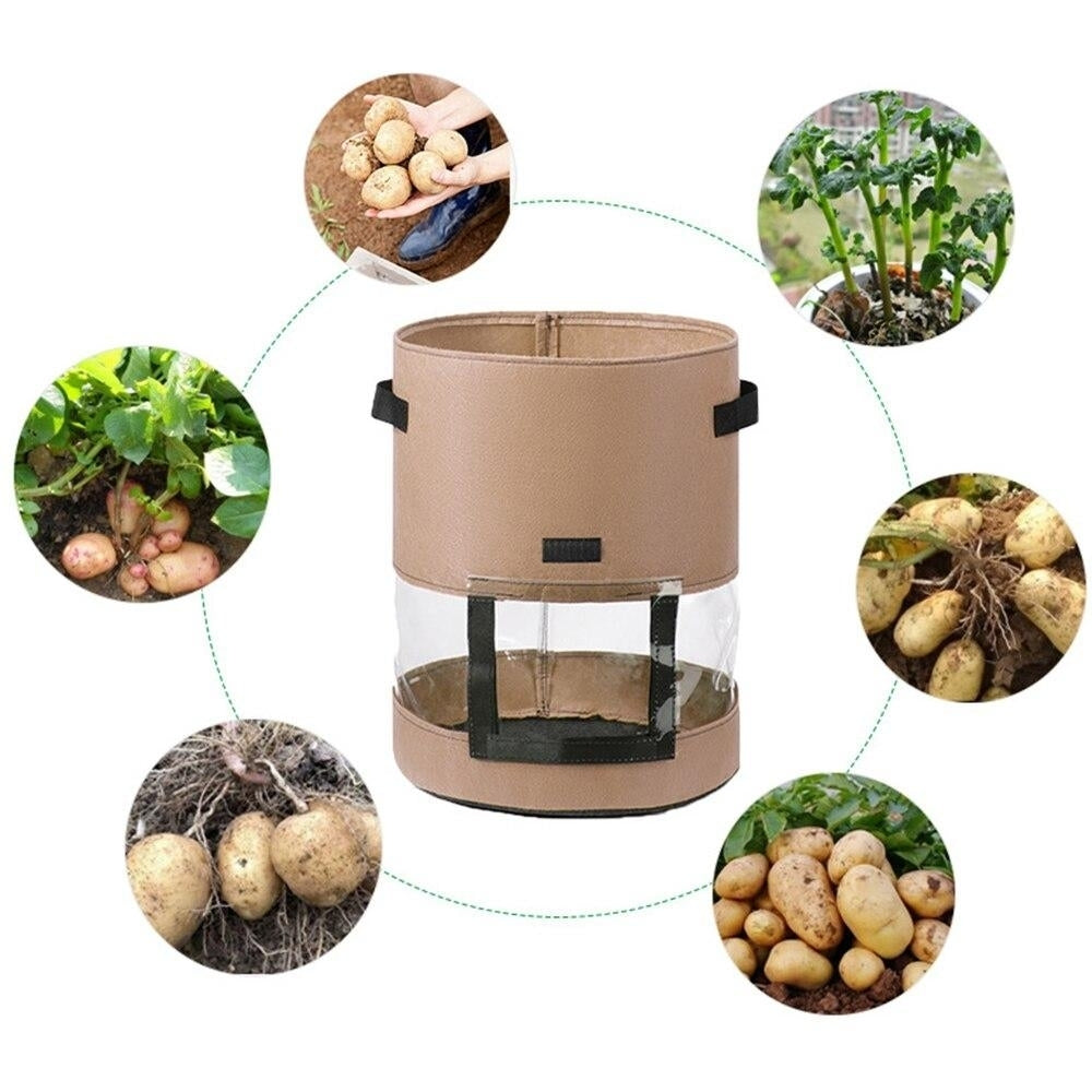 Plant Grow Bags Home Garden Potato Greenhouse Vegetable Growing Moisturizing Jardin Vertical Bag Seedling Image 2