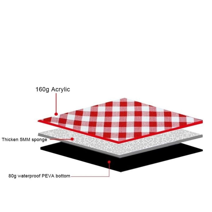 Soft Breathable Thicken Pad Blanket for Outdoor Camping Picnic Mat Image 5