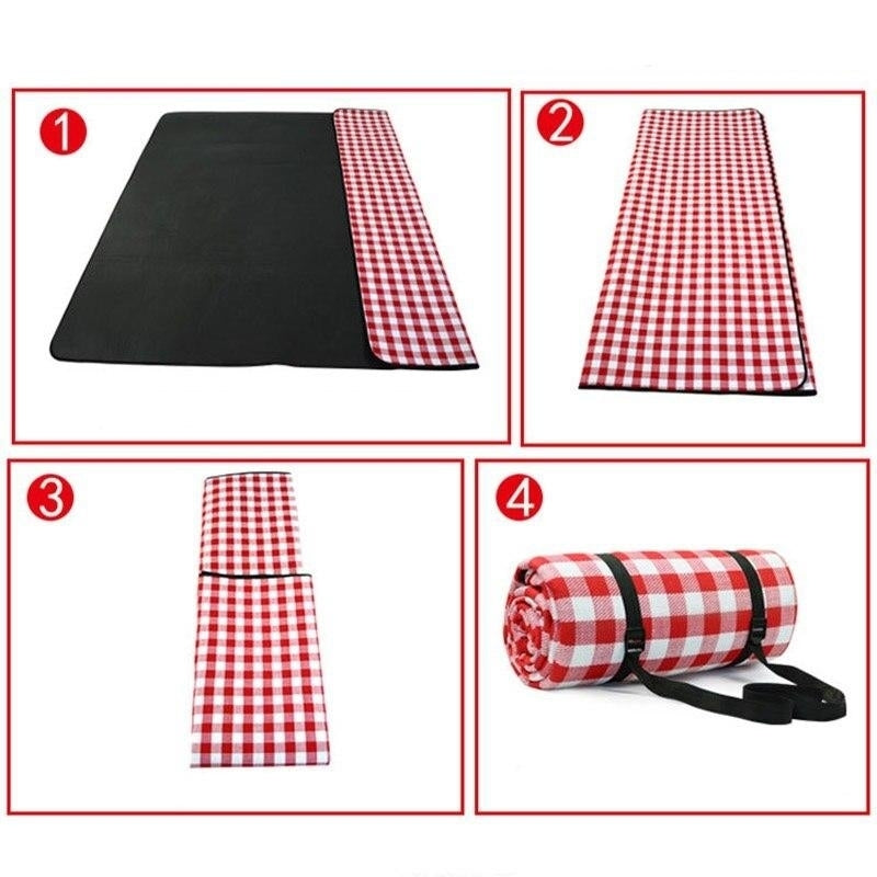 Soft Breathable Thicken Pad Blanket for Outdoor Camping Picnic Mat Image 6