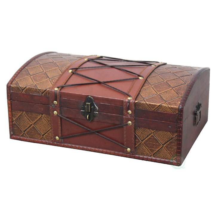 Pirate Treasure Chest with Leather X Image 1