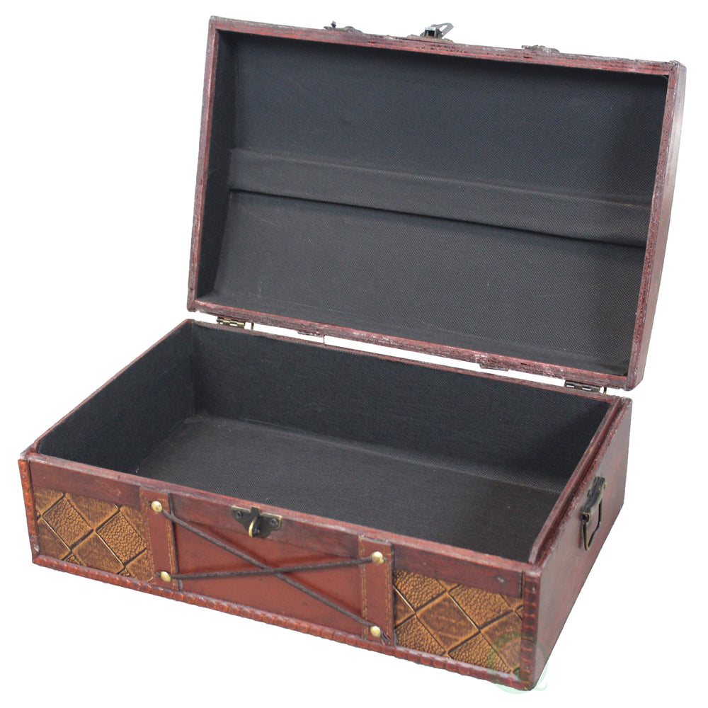 Pirate Treasure Chest with Leather X Image 2