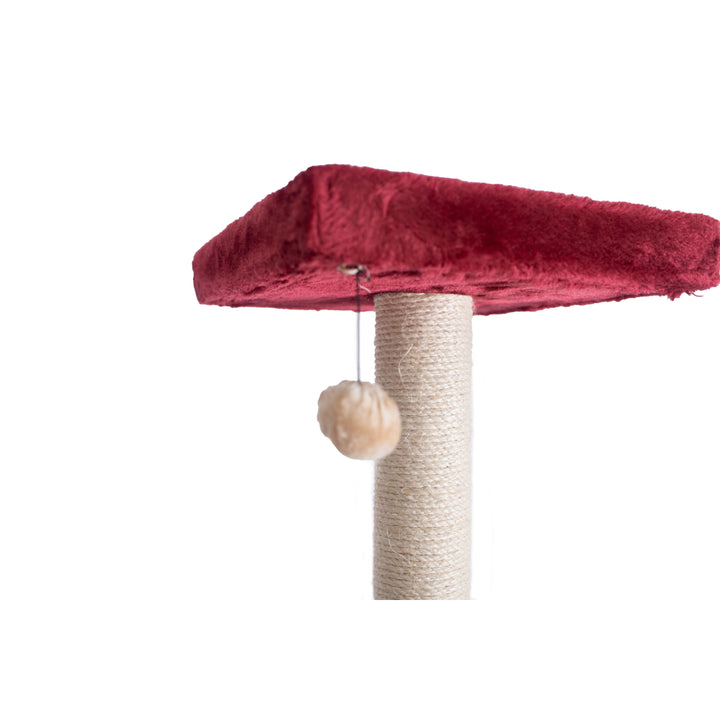 Armarkat Real Wood Classic Cat Tree Model A6902B Classic Model A6902 Burgundy Image 4