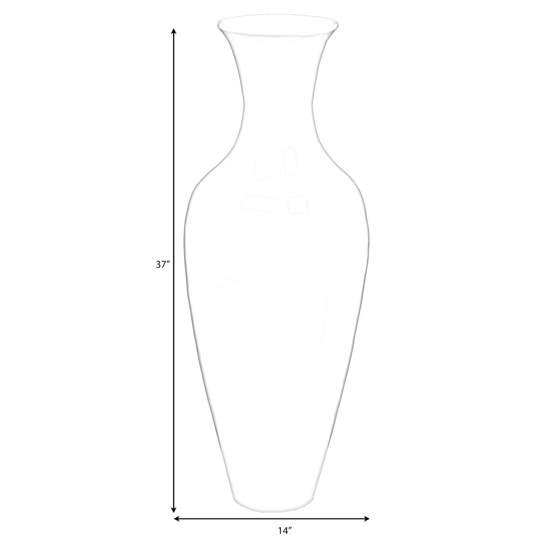 Uniquewise Tall Floor Vase, 37 Inch Bamboo Vase, Modern Vase for Dining, Living Room, Entryway, Large Flower Holder, Image 5