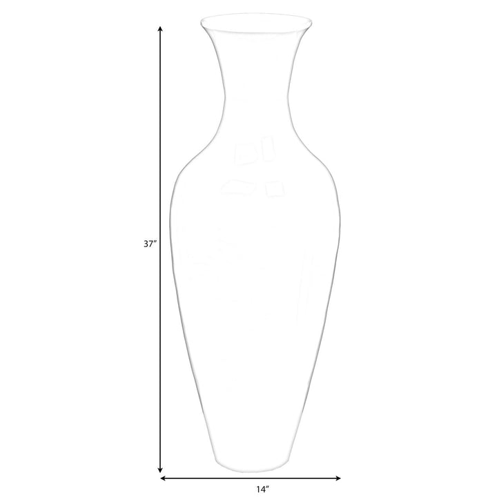 Uniquewise Tall Floor Vase, 37 Inch Bamboo Vase, Modern Vase for Dining, Living Room, Entryway, Large Flower Holder, Image 5