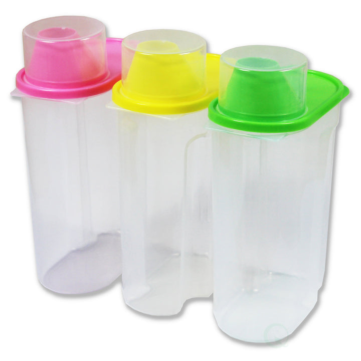 BPA-Free Food Storage Containers with Lids for Flour Sugar Grains and Rice Image 3