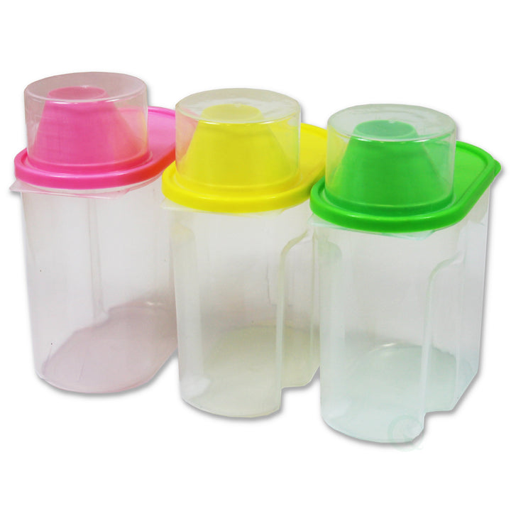 BPA-Free Food Storage Containers with Lids for Flour Sugar Grains and Rice Image 6