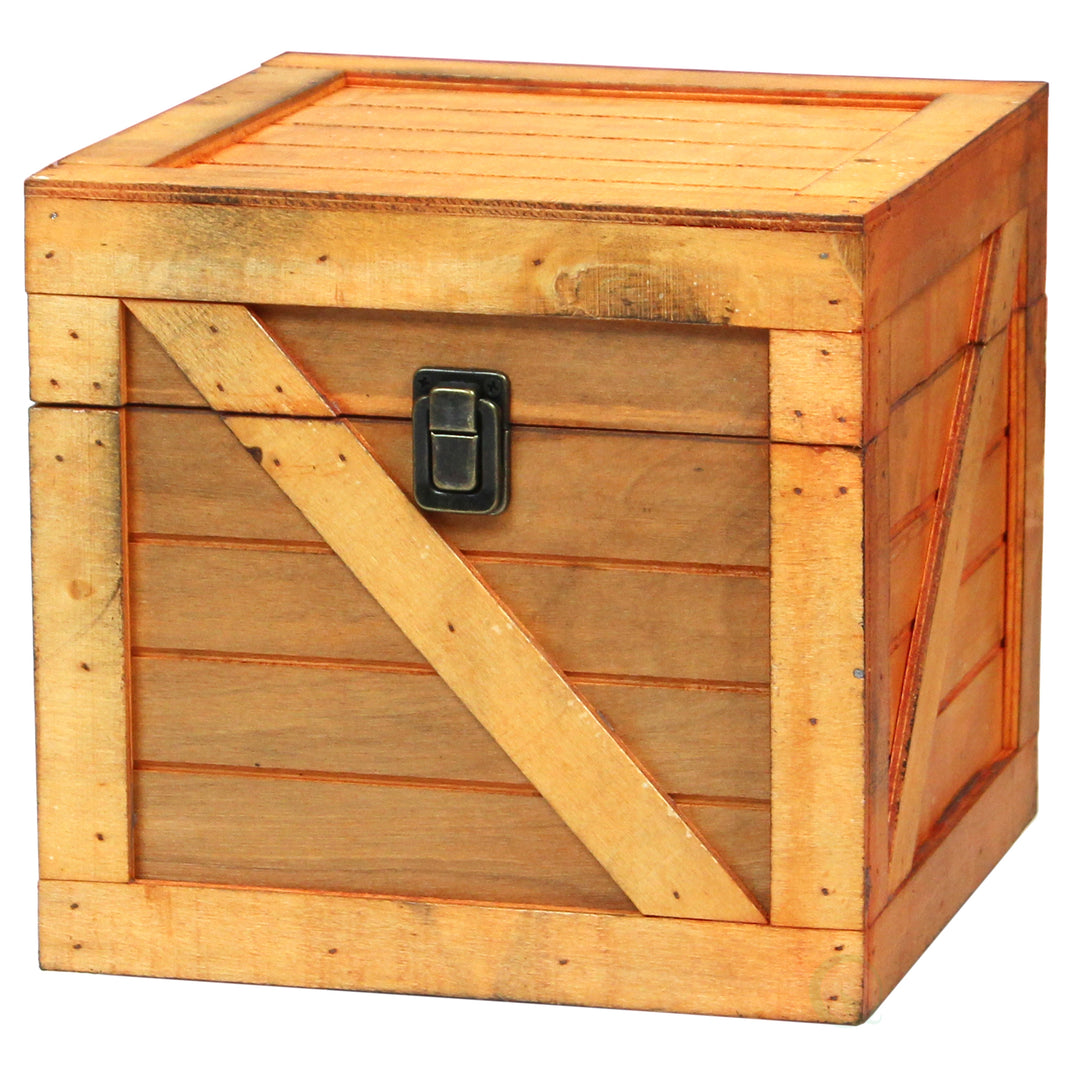 Wooden Stackable Lidded Crate Image 6