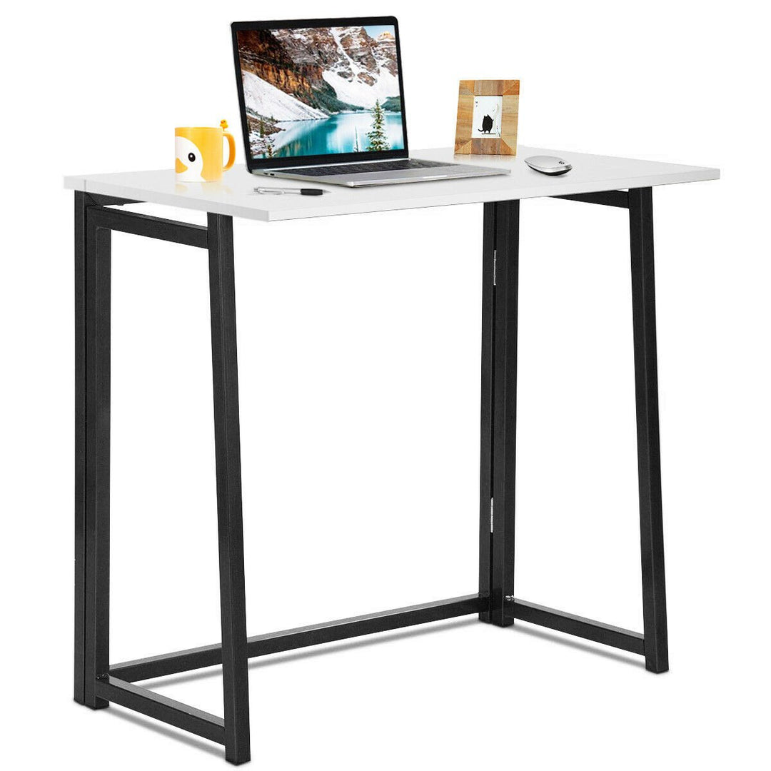 Foldable Computer Desk Home Office Laptop Table Writing Desk Study Table Image 5