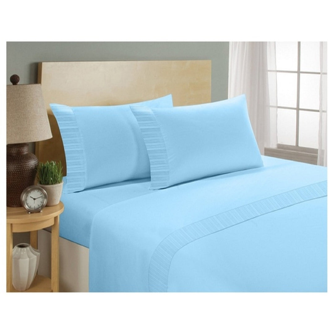 Home Sweet Home London 1800 Series Microfiber Deep Pocket Bed Sheets Set Image 11