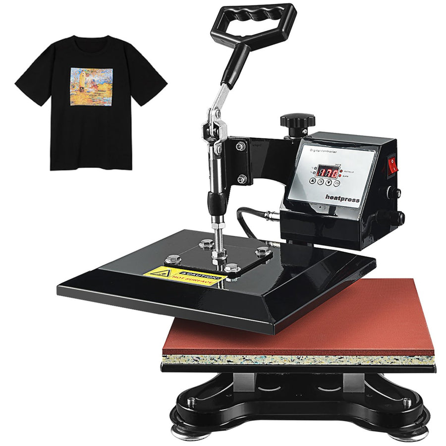 12 x 10 Heat Press Machine Swing-Away Digital Transfer Sublimation T-Shirt Image 1