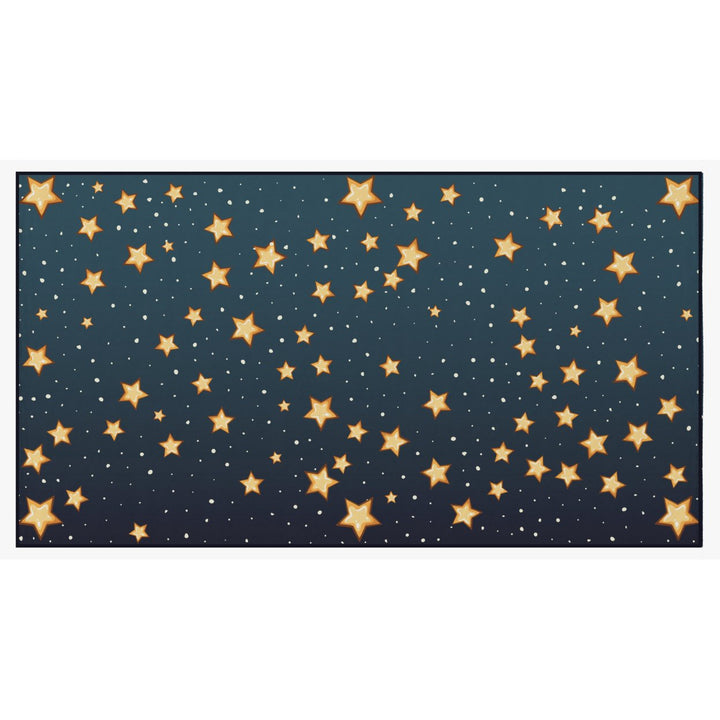 Deerlux 6 ft. Social Distancing Colorful Kids Classroom Seating Area Rug, Starry Sky Design Image 6