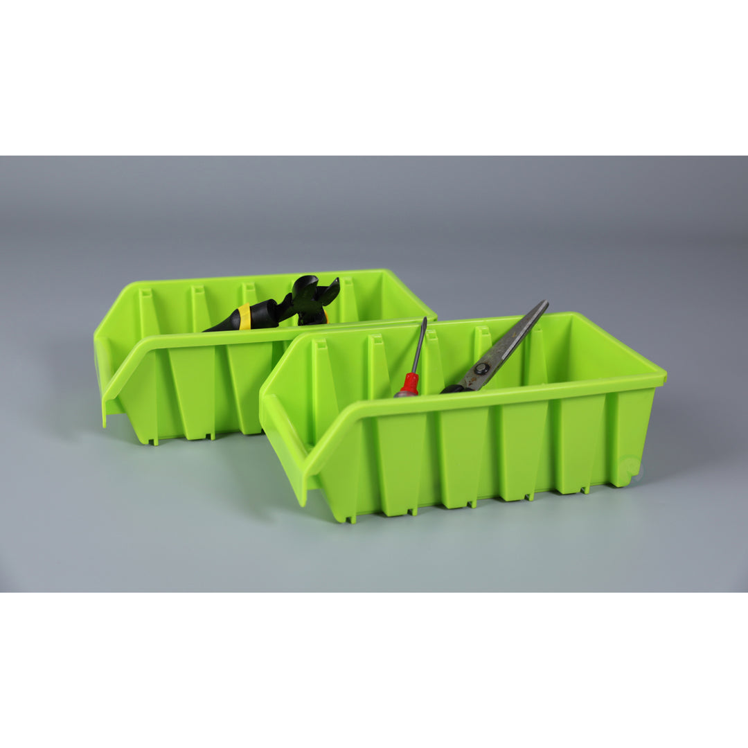 Durable Plastic Stacking Storage Bins 4.5W x 8D x 3H Perfect for Organizing Image 10