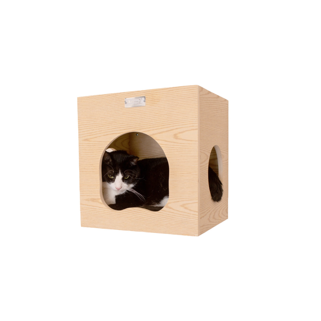 Armarkat W1907B Cat Wall Tree Natural Beige Condo Perch Soft Perch 10lbs Image 3