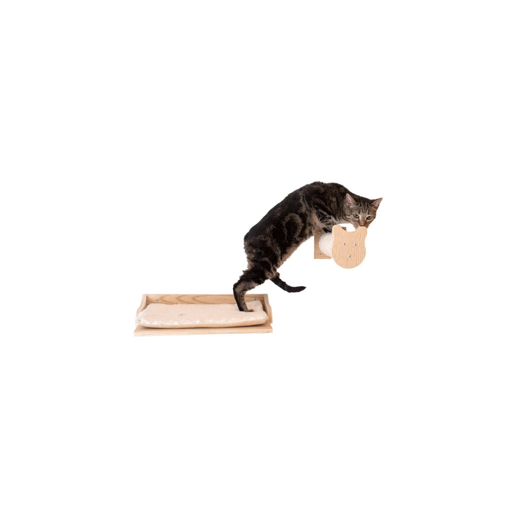 Armarkat Wall Series Tree W1907A Cat Condo Perch Scratching Furniture Beige Image 3