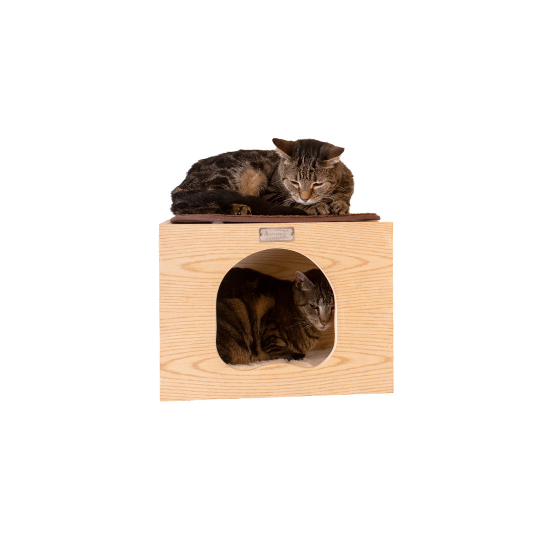 Armarkat Wall Series Tree W1907A Cat Condo Perch Scratching Furniture Beige Image 4