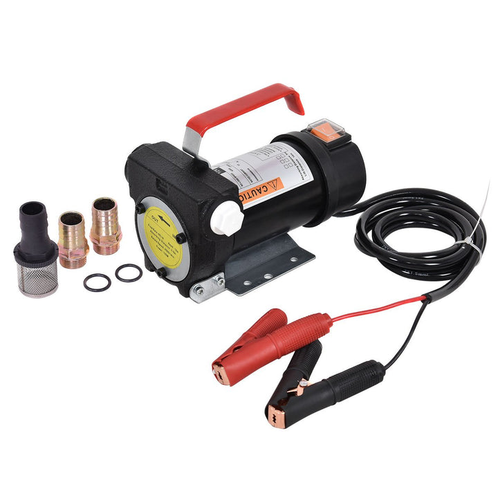 DC 12V 10GPM 155W Electric Diesel Oil And Fuel Transfer Extractor Pump Motor Image 1