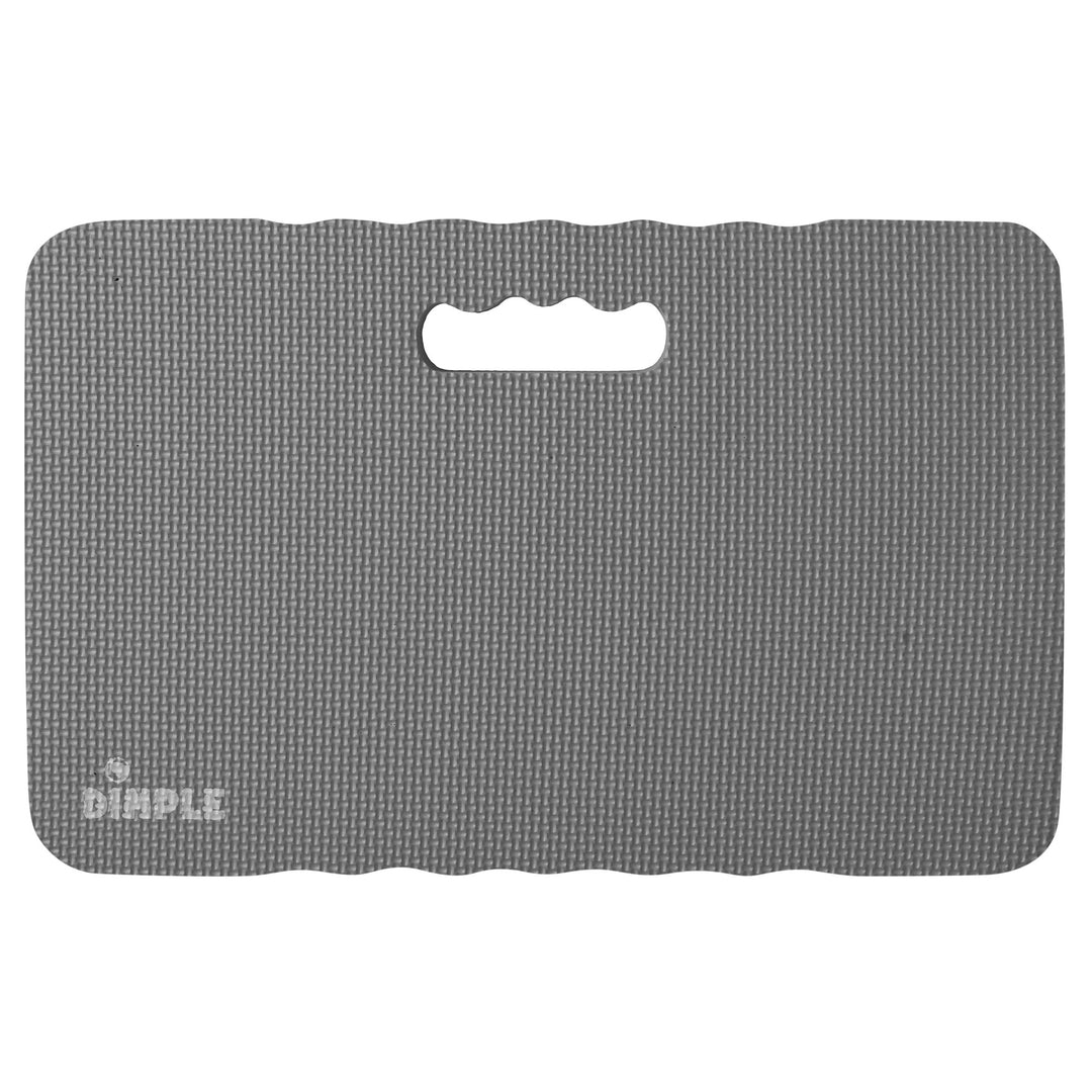 Dimple 1.5 Inch Thick Foam Kneeling Pad Gray Gardening Exercise Yoga Mat Image 1