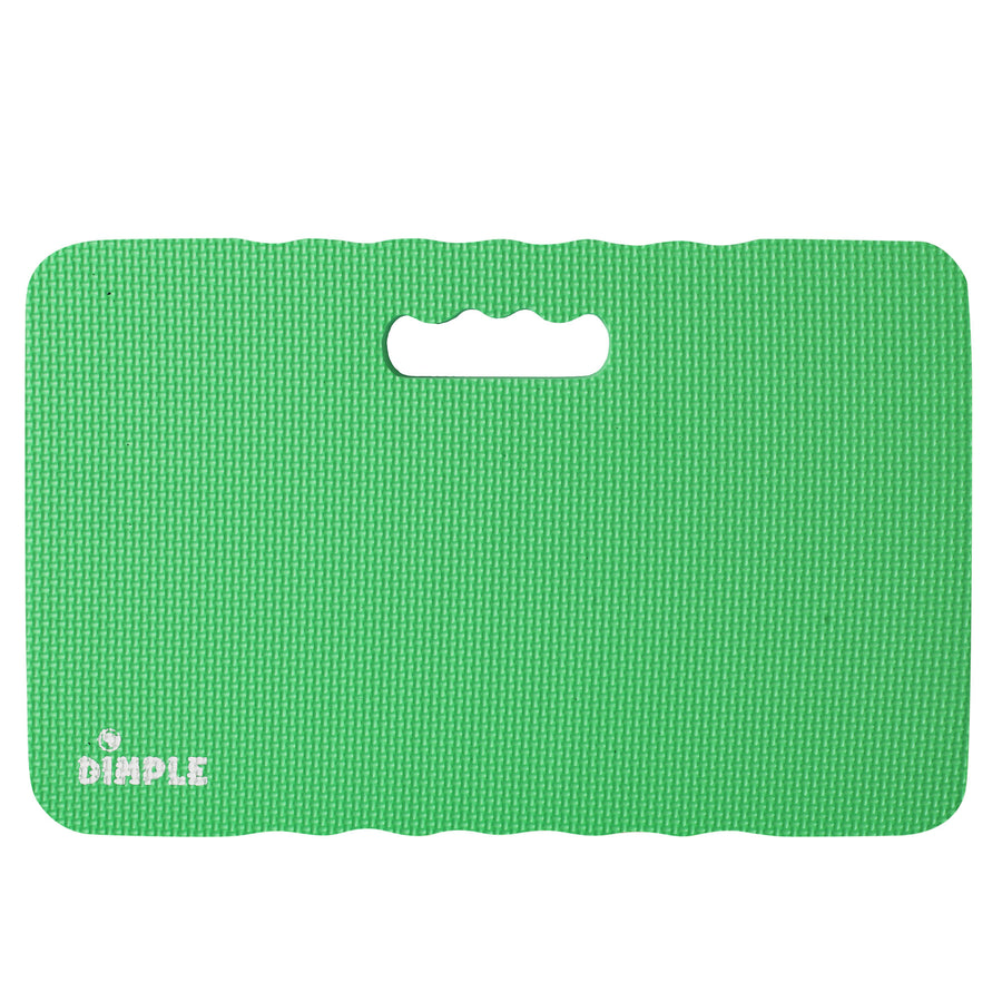 Dimple 1.5 Inch Thick Foam Comfort Kneeling Pad Green for Gardening and Yoga Image 1