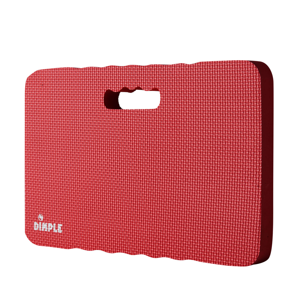 Dimple 1.5" Thick Foam Kneeling Pad Garden Yoga Mat Red Comfortable Support Image 2