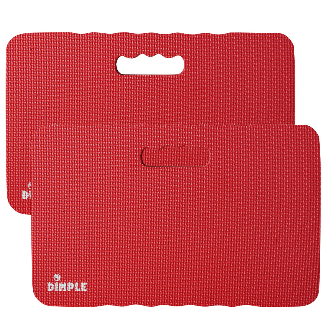 High Density Foam Kneeling Pads Qty 2 Red 1.5 Inch Thick Garden Yoga Mat Image 1