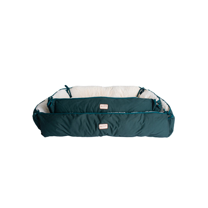 Armarkat D04 Extra Large Green Ivory Pet Bed and Mat Heavy-Duty Plush Canvas Image 8