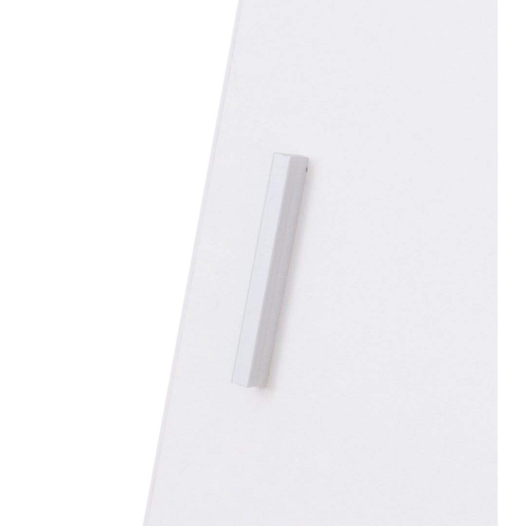 Modern White Wall Mounted Bathroom Cabinet 47.25 inches Tall with Adjustable Shelves Image 5