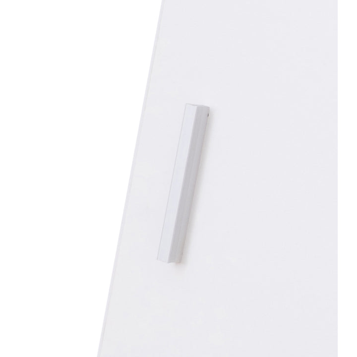 Modern White Wall Mounted Bathroom Cabinet 47.25 inches Tall with Adjustable Shelves Image 5