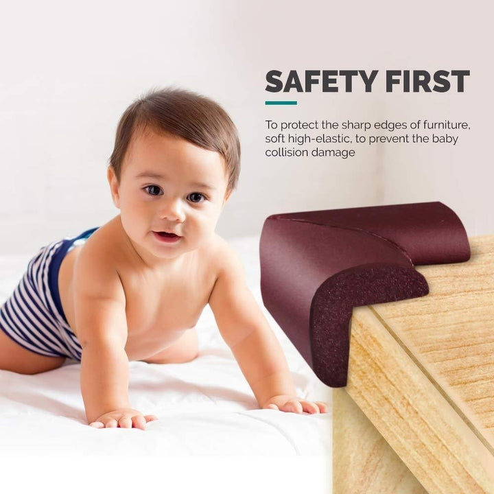 Akisor Corner Safety Bumpers Healthy PBA Free Baby Cushion,Table Furniture Safety Protect Child,Keep Your Kids Head Safe Image 2