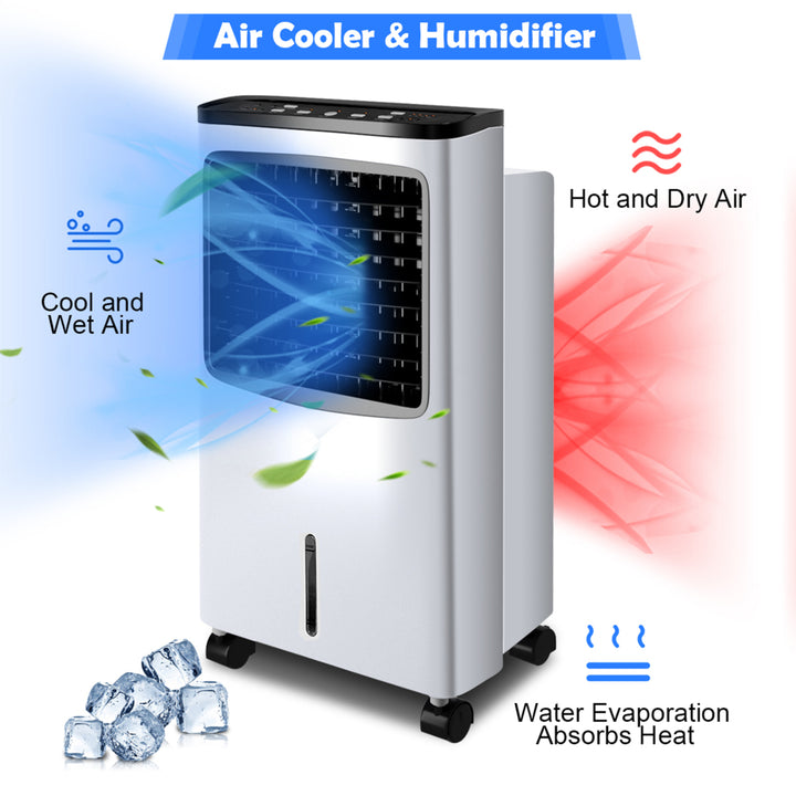 Evaporative Air Cooler Fan w/ 3 Modes and Speeds Home Office Image 3