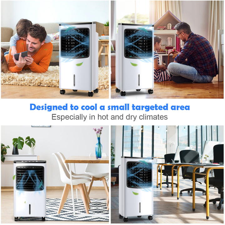 Evaporative Air Cooler Fan w/ 3 Modes and Speeds Home Office Image 7