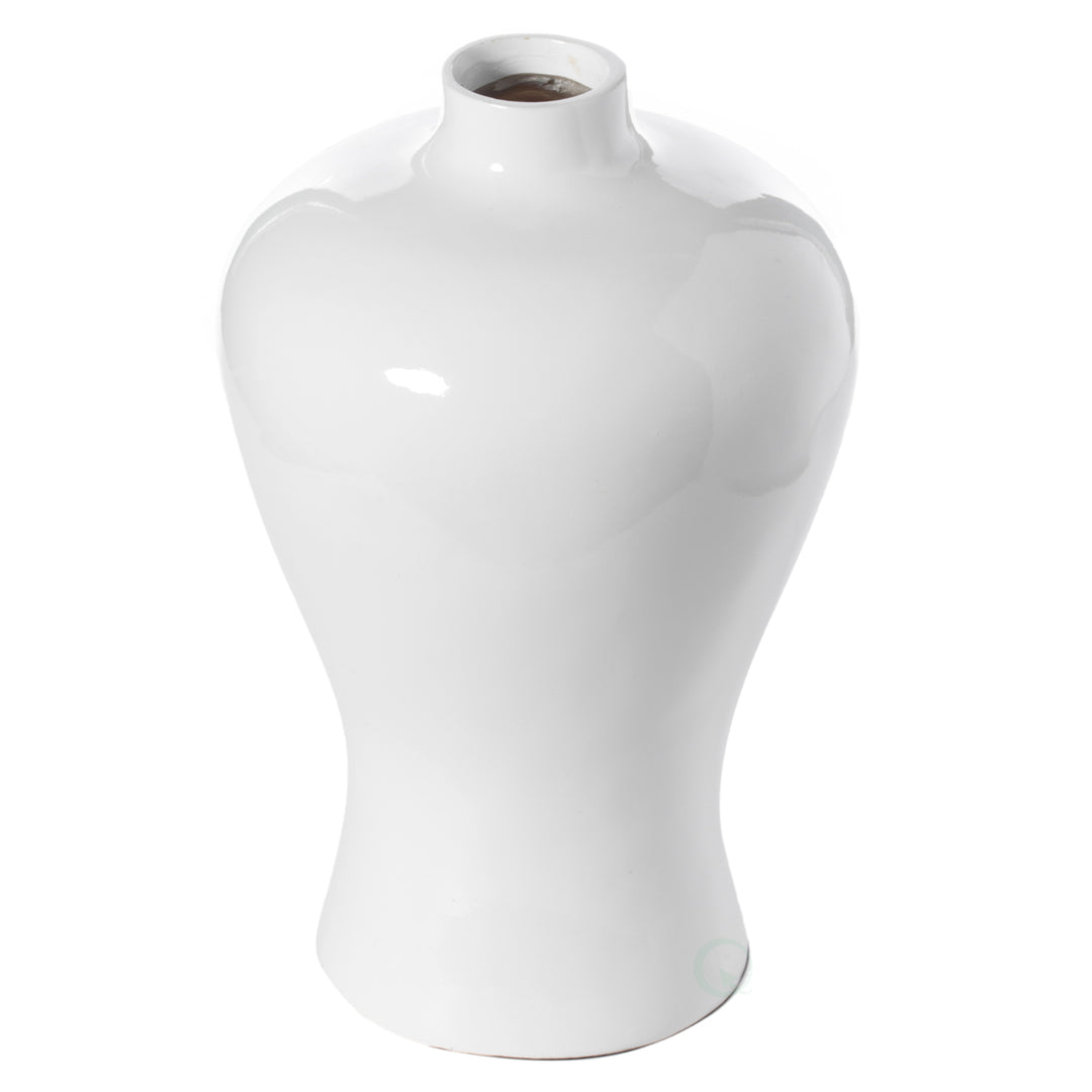 Modern White Large Tabletop Centerpiece Flower Vase ,17.75" Image 4