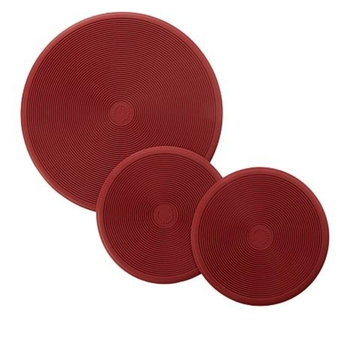 Curtis Stone Set of 3 Silicone Trivets Model 639-832 Refurbished Image 3