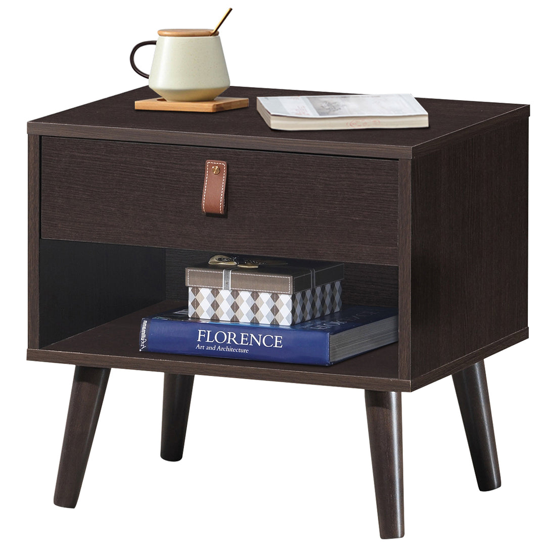 Nightstand Sofa Side End Table Bedside Table Drawer Storage Image 1