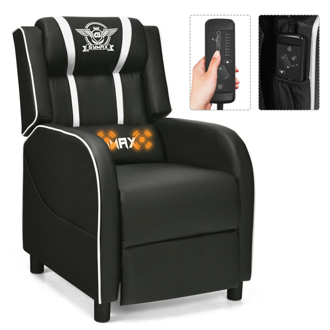 Massage Gaming Recliner Chair Racing Single Lounge Sofa Home Theater Seat Image 6