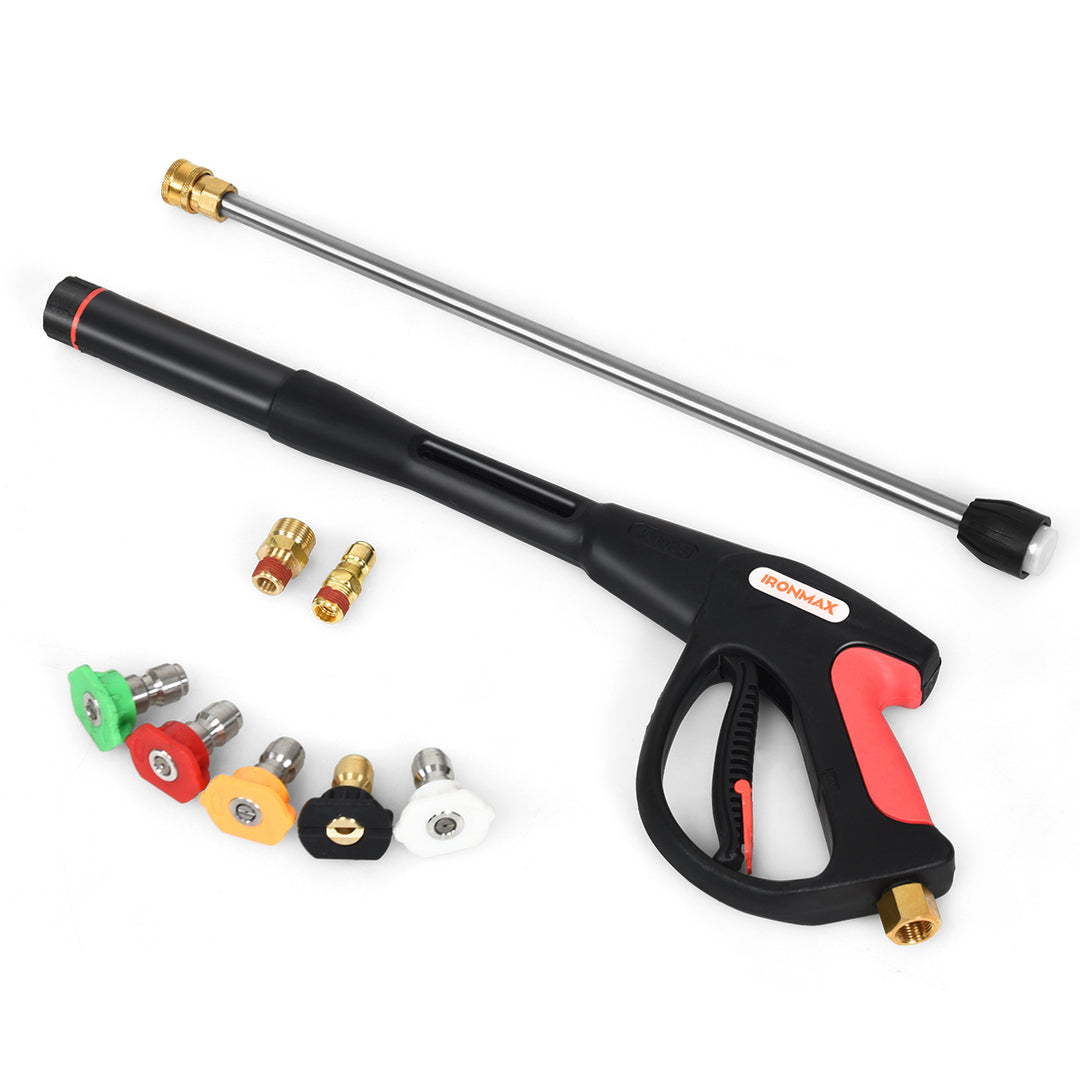 Pressure Washer Gun 4000 PSI W/20 Extendable Wand 5 Nozzle Tips Image 1