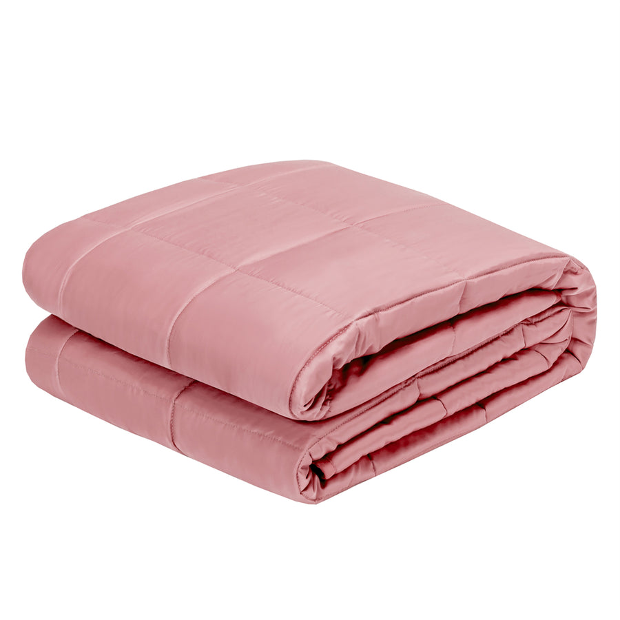 15lbs Heavy Weighted Blanket Soft Fabric Breathable 60x80 Pink\Blue\Green Image 1