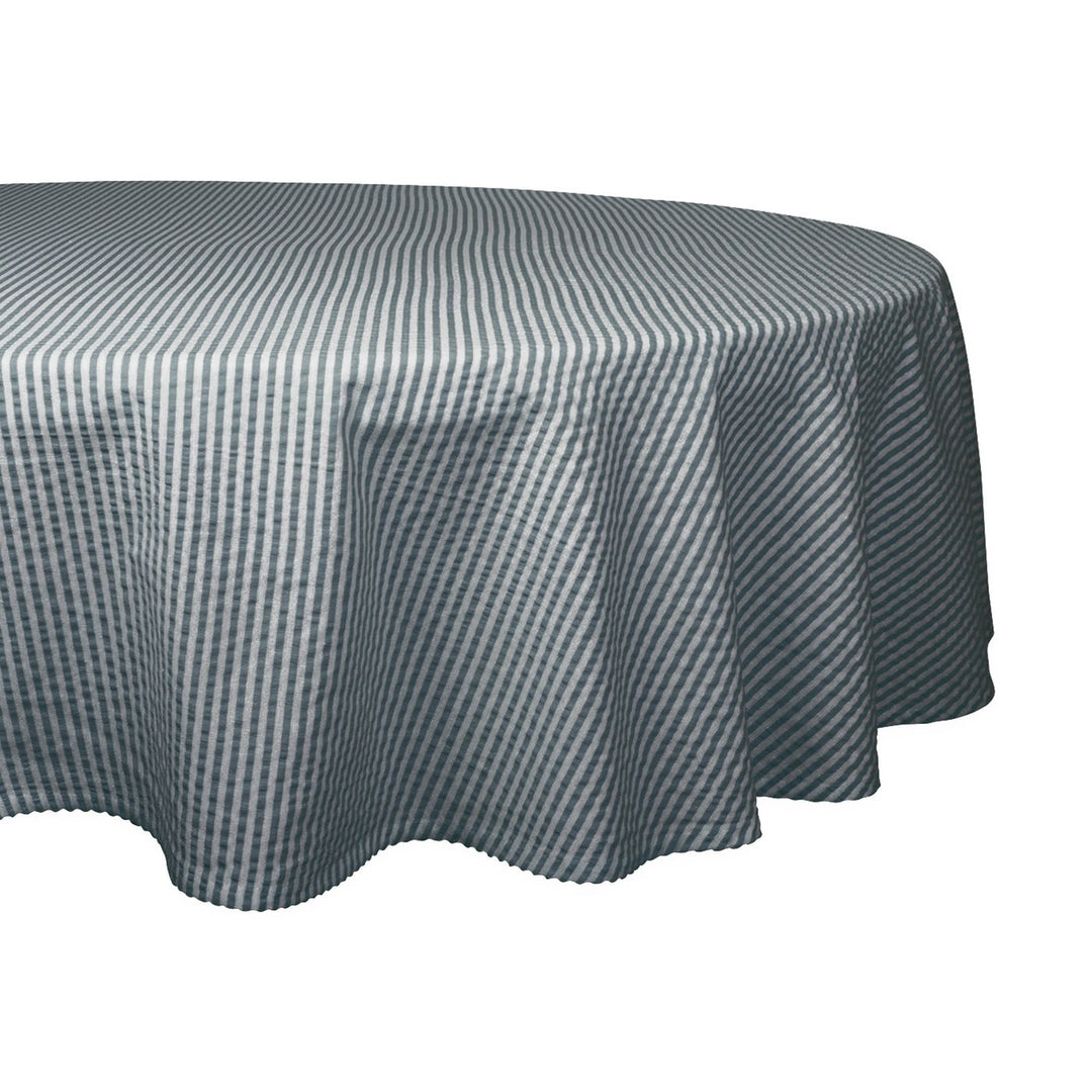 MINERAL SEERSUCKER TABLECLOTH 70" ROUND Image 1